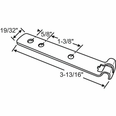 STRYBUC Non Tilt Bracket 88-500